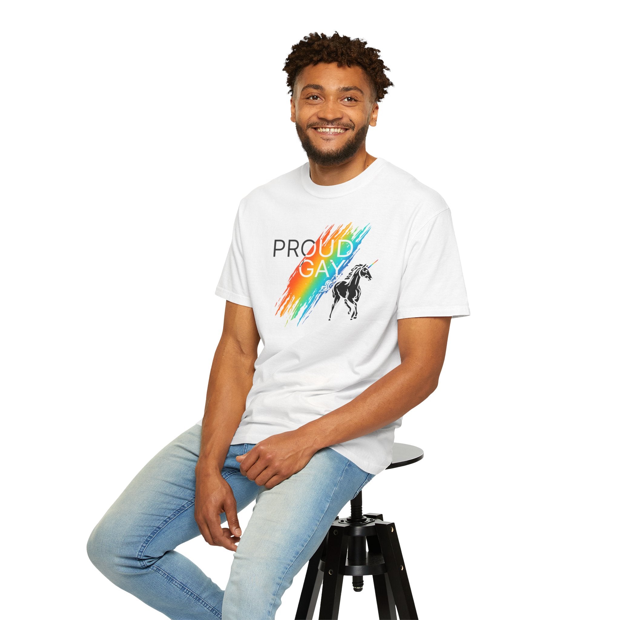 Proud Gay Rainbow Unicorn T-Shirt