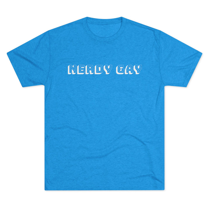 Nerdy Gay Blue/Manhattan T-Shirt