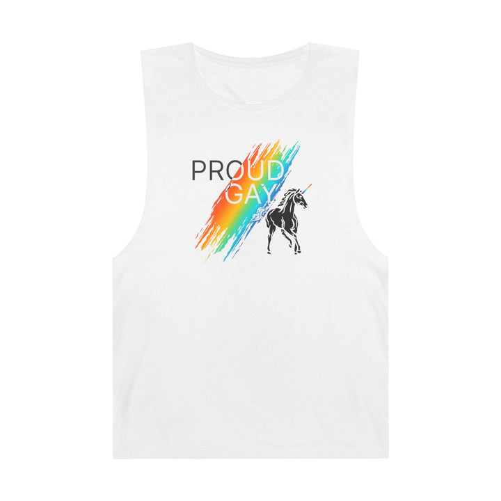 Proud Gay Rainbow Unicorn Sleeveless Tank