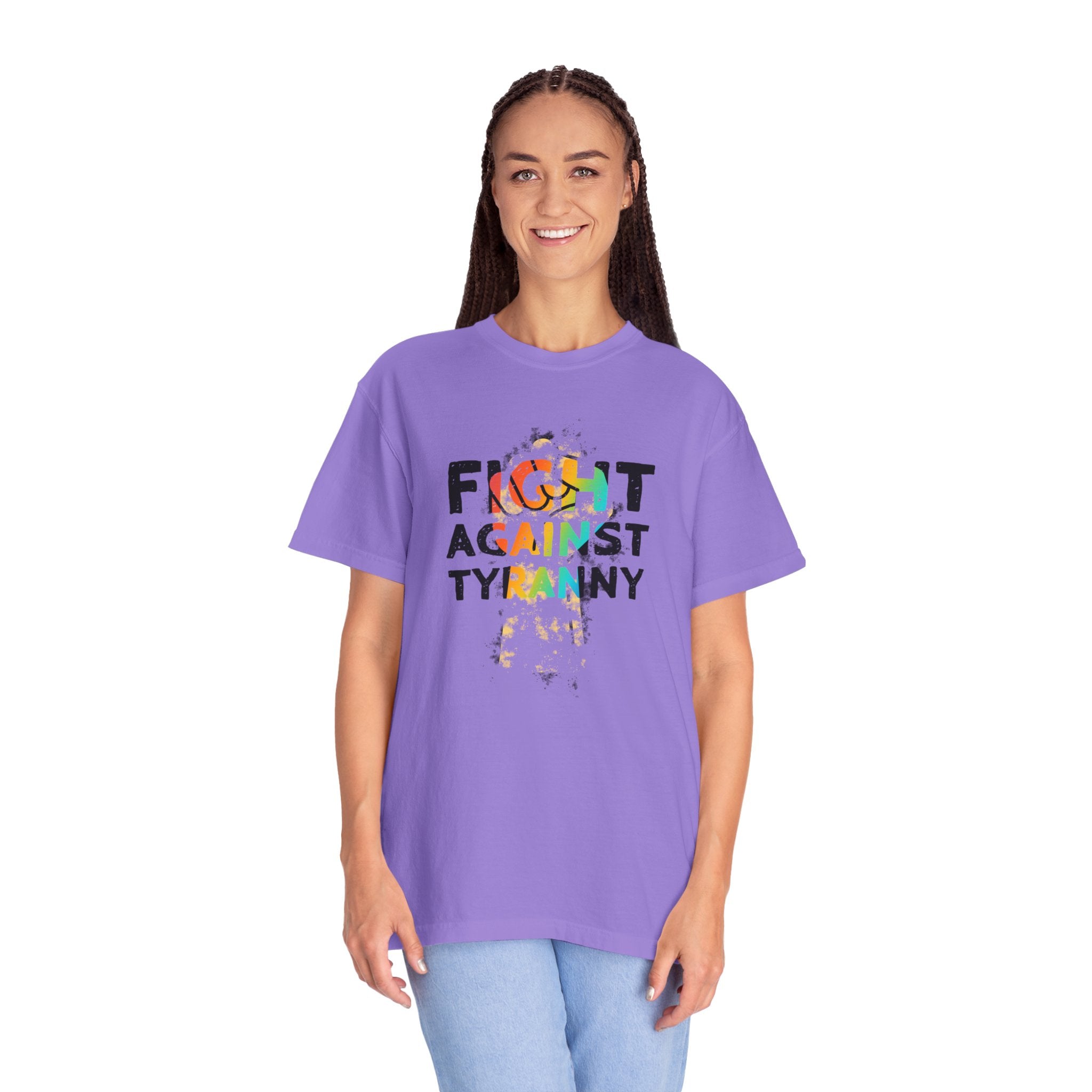 Fight Against Tyranny Rainbow Pride T-Shirt