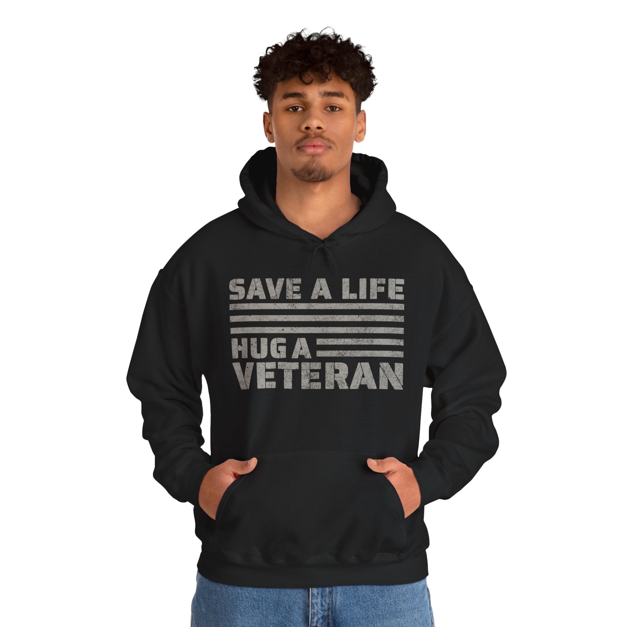 Save A Life; Hug A Veteran - Hoodie