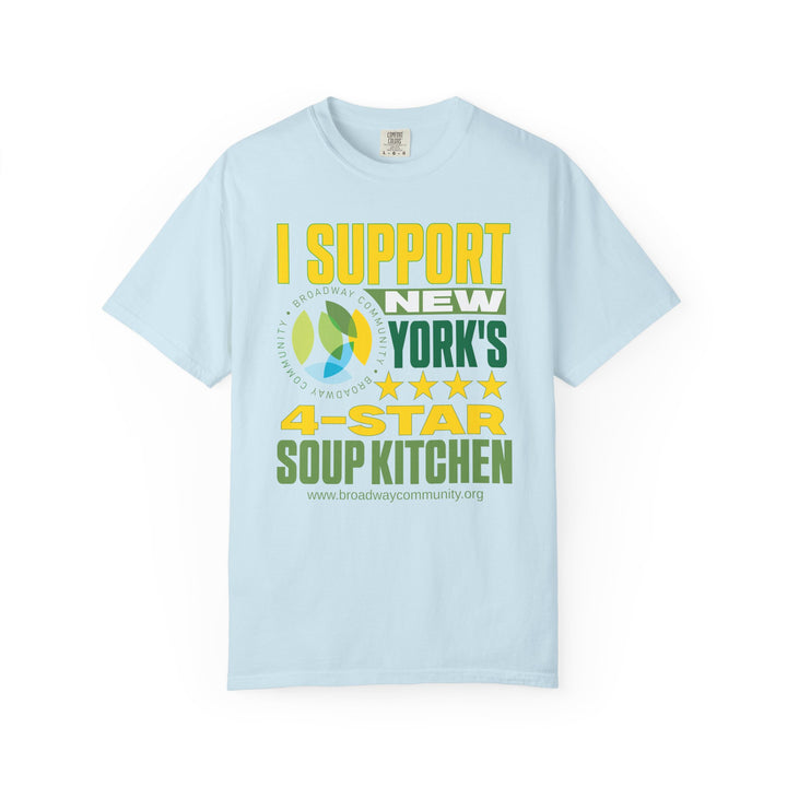 4-Star Soup Kitchen Light Blue T-Shirt - Broadway Community Collection