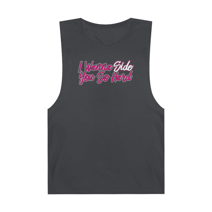 I Wanna Side You HOT PINK Sleeveless Tank - Side Guys Collection