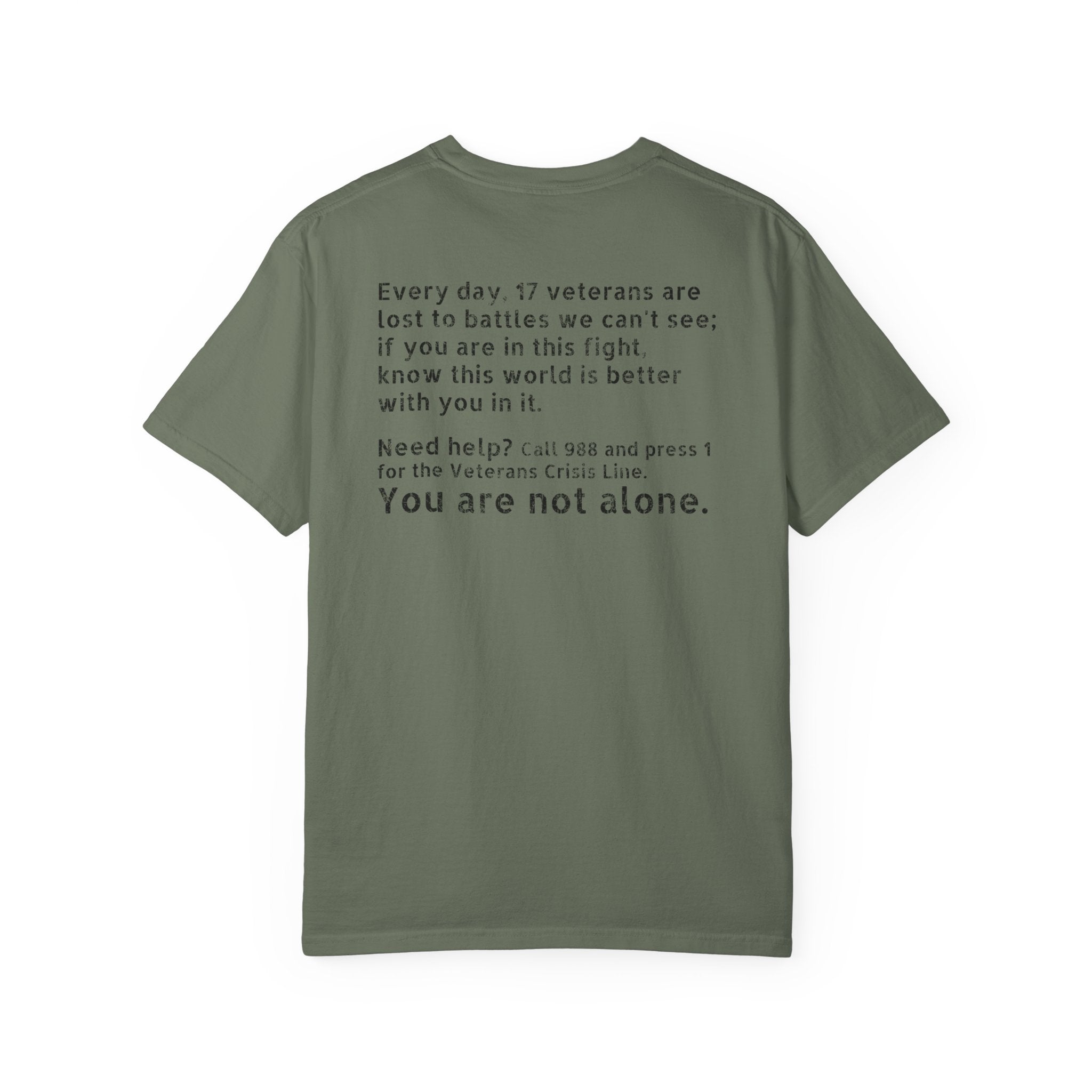 Save A Life; Hug A Veteran - 100% Cotton T-Shirt