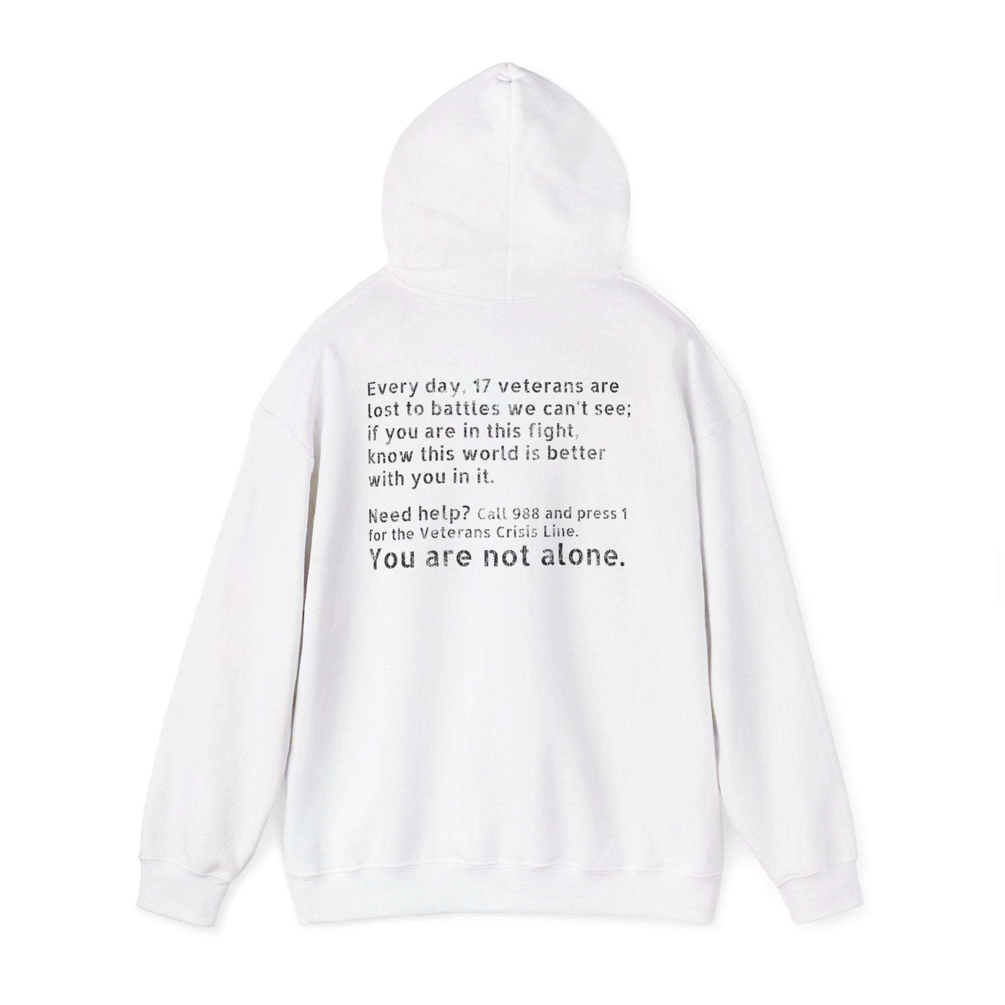 Save A Life; Hug A Veteran - Hoodie