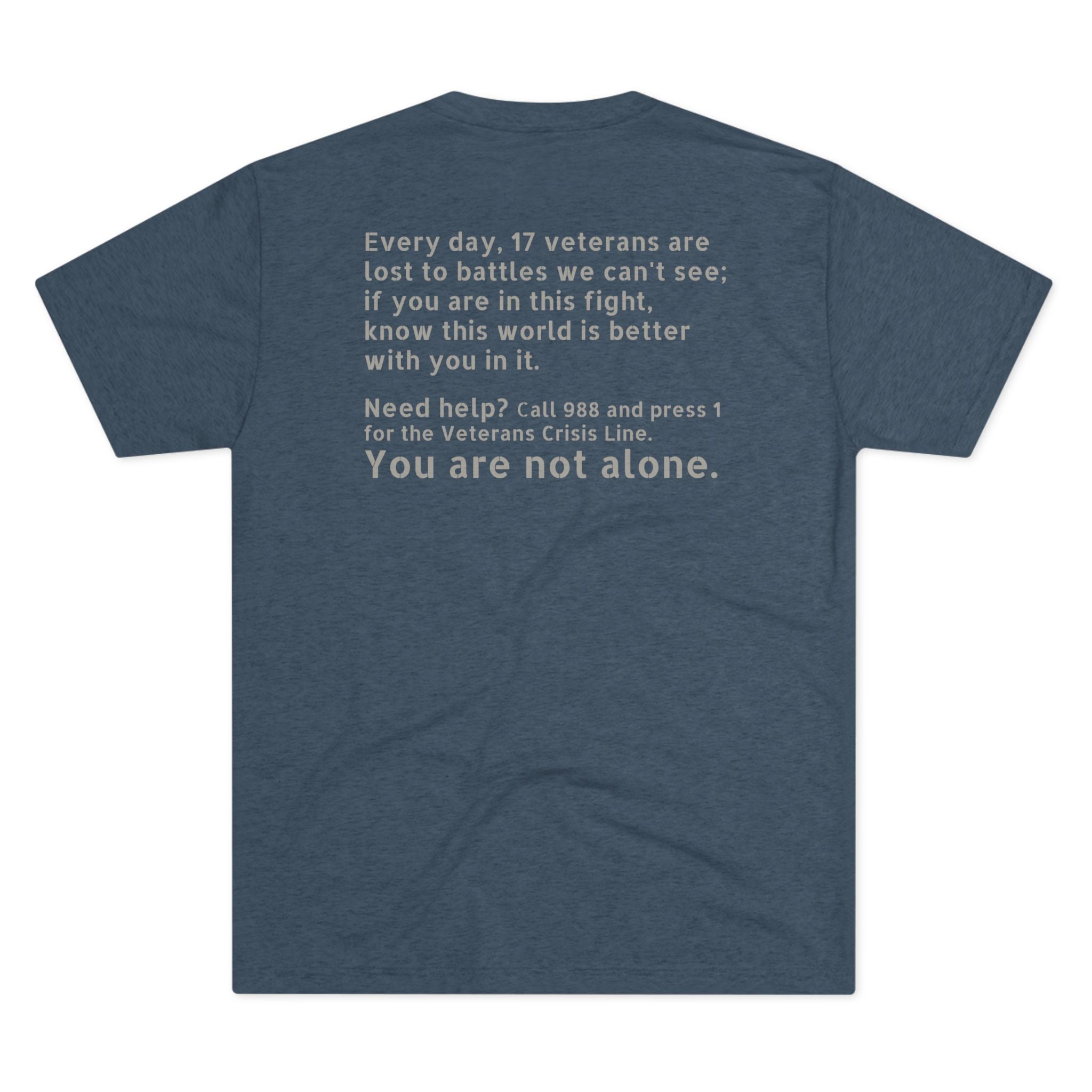 Save A Life; Hug A Veteran - Tri-Blend T-Shirt