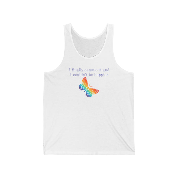 "I Finally Came Out" Pride Butterfly Tank Top