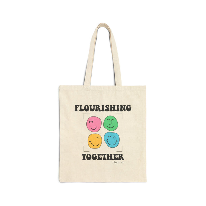 Faces Flourishing Together Tote Bag - Flourish Therapy Collection