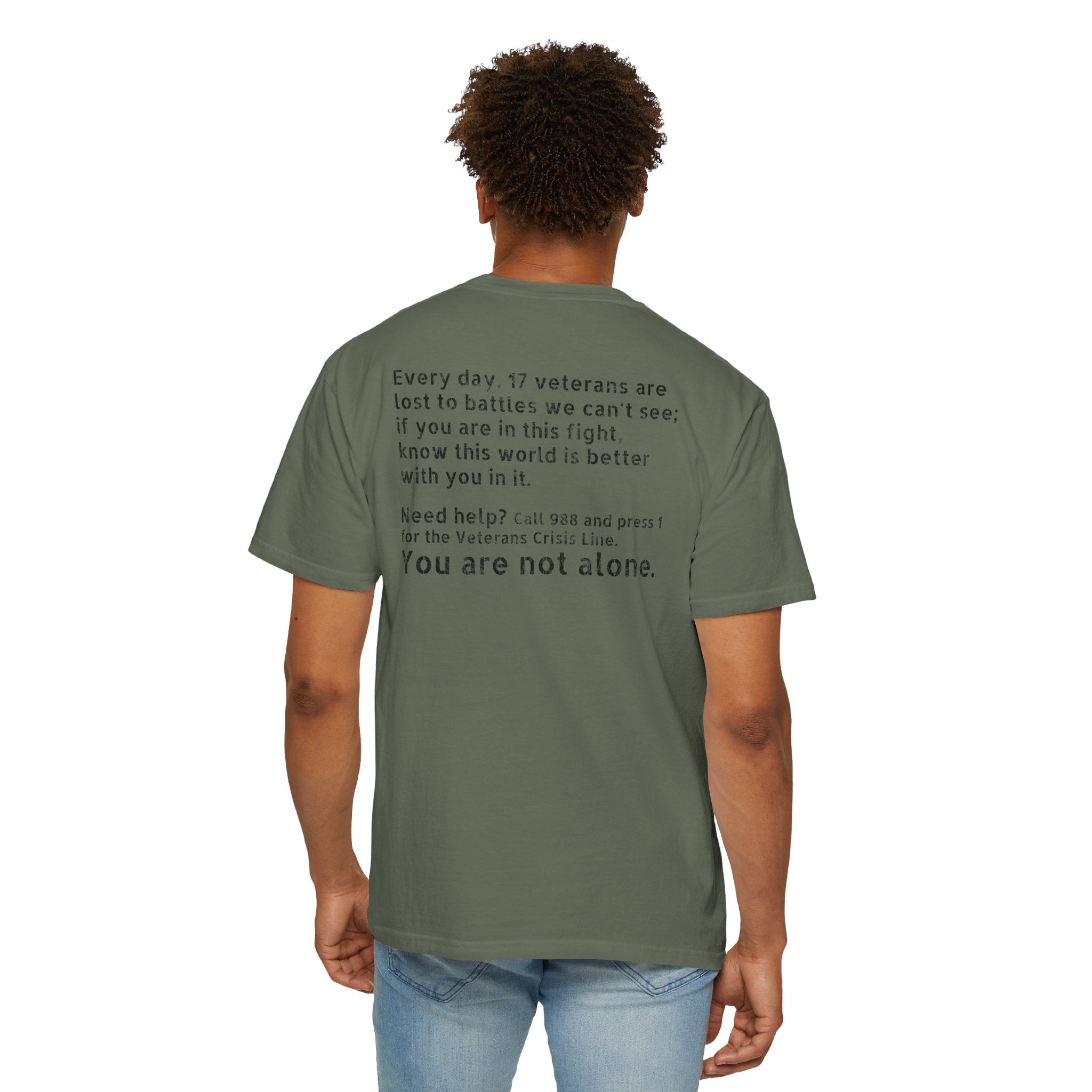 Save A Life; Hug A Veteran - 100% Cotton T-Shirt