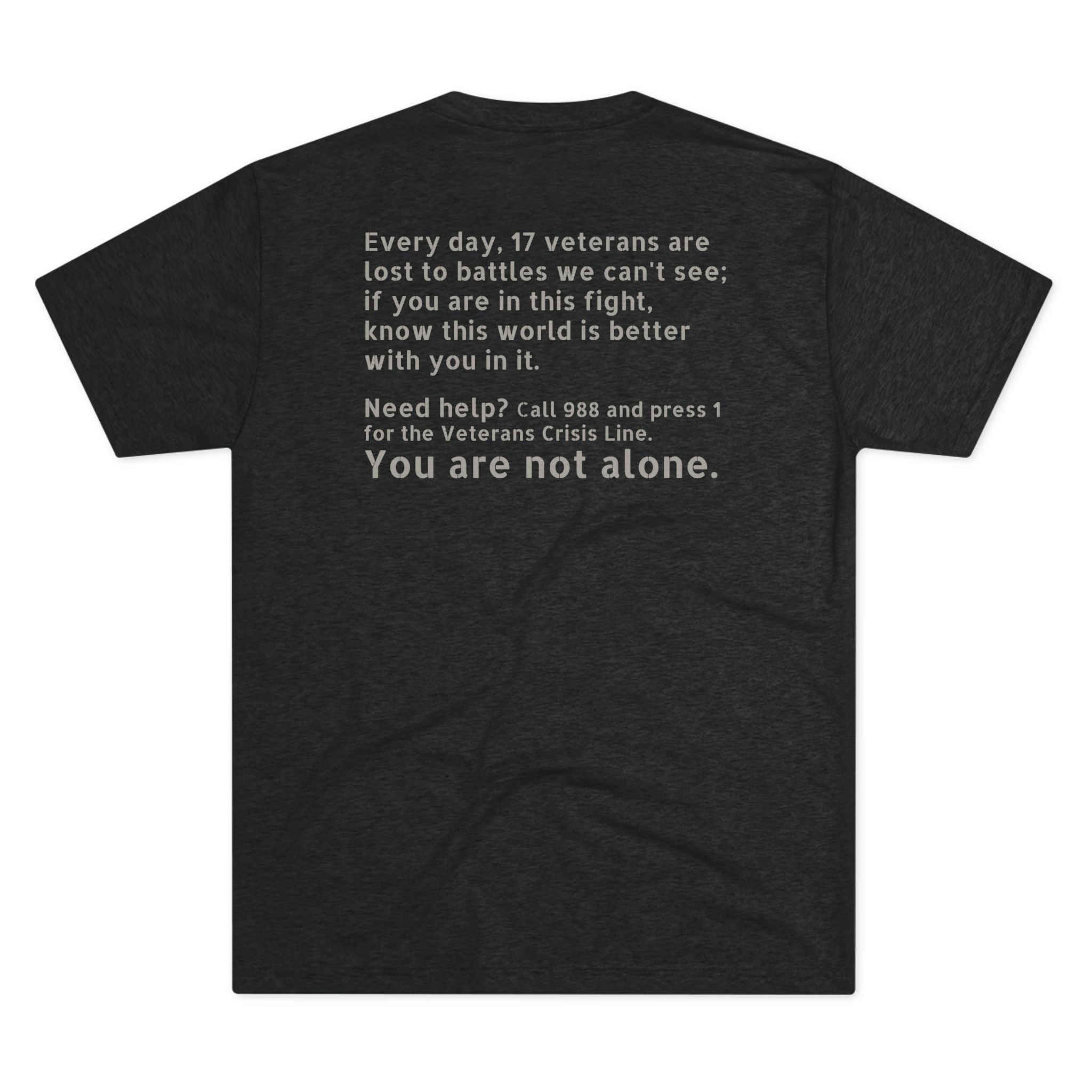Save A Life; Hug A Veteran - Tri-Blend T-Shirt