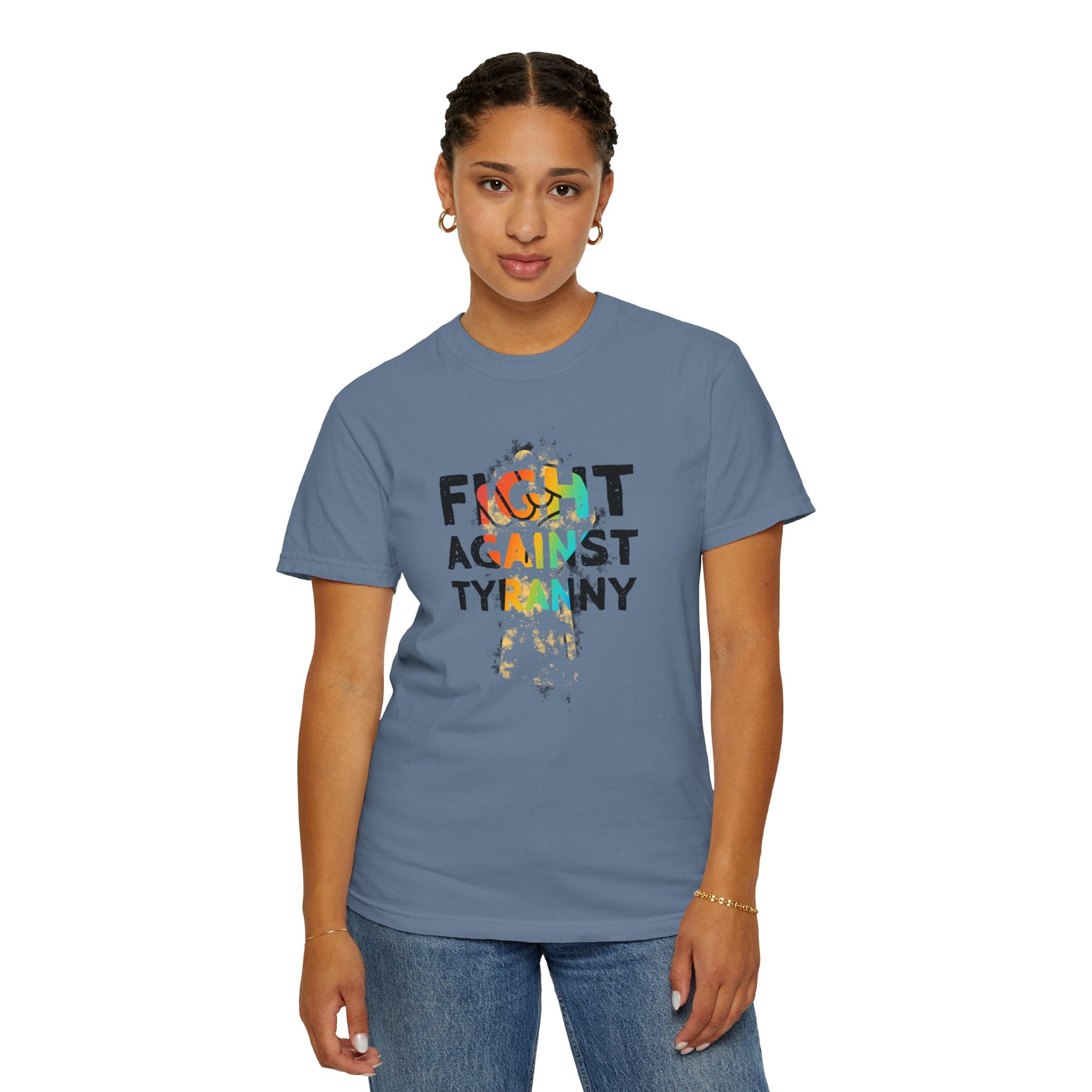 Fight Against Tyranny Rainbow Pride T-Shirt