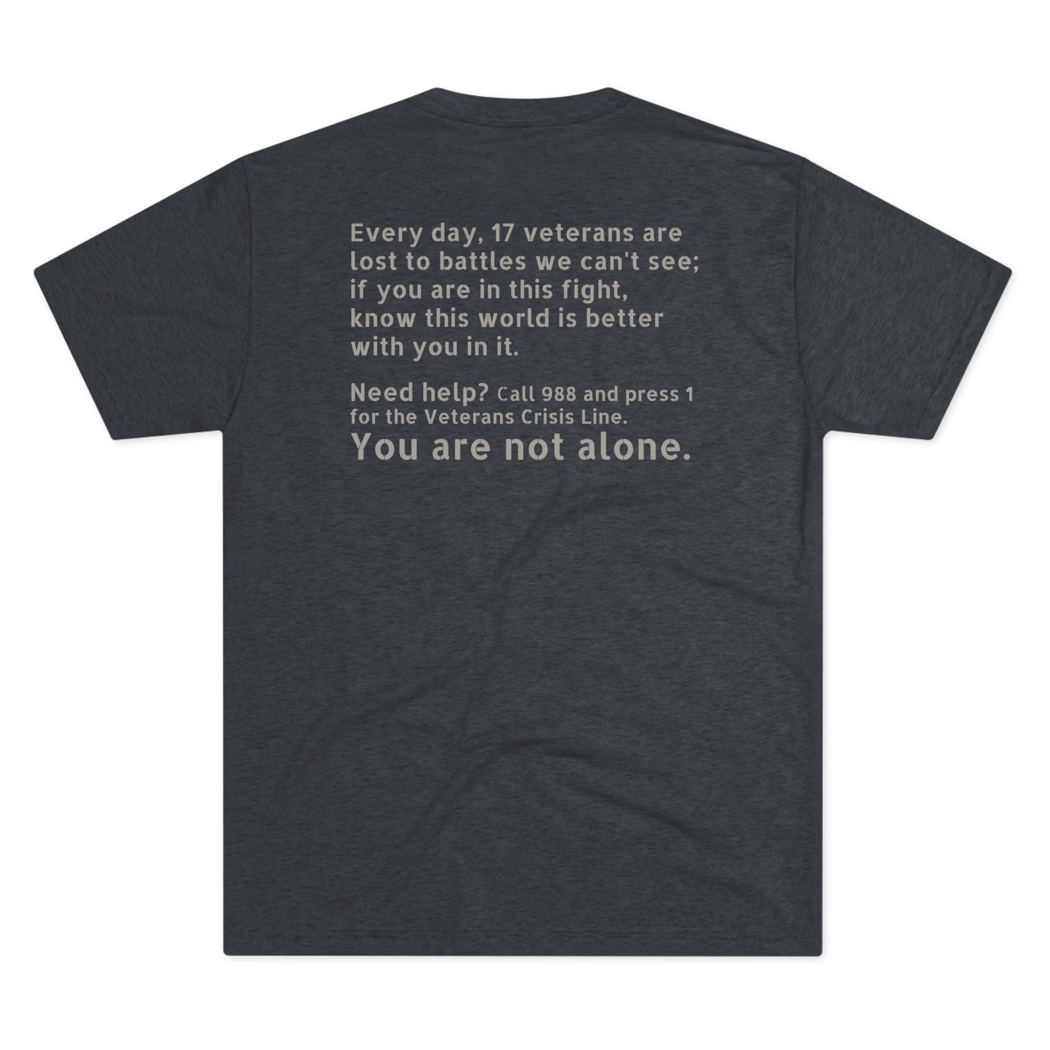 Save A Life; Hug A Veteran - Tri-Blend T-Shirt