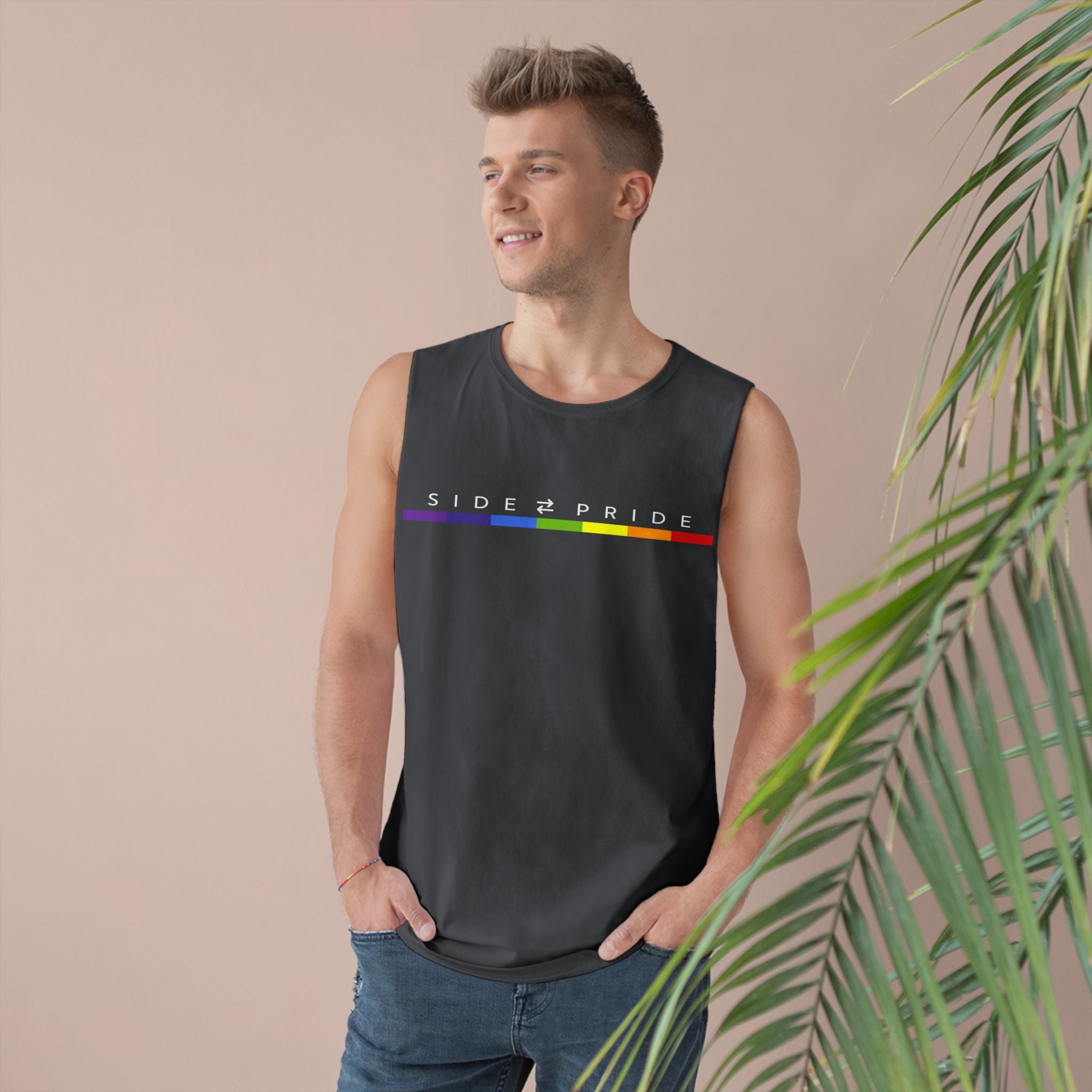 Side Pride Stripe Sleeveless Tank - Side Guys Collection