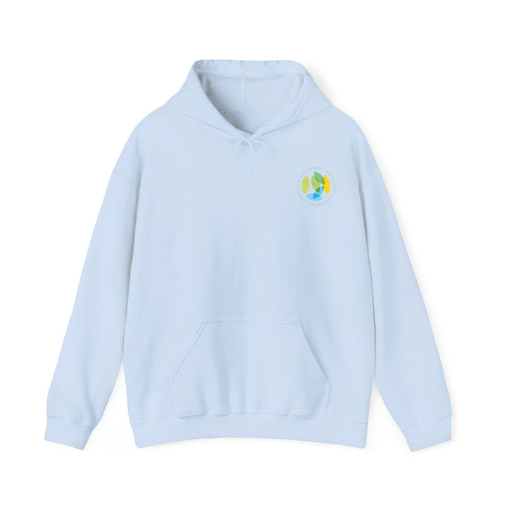 Serving New Yorkers Light Blue Hoodie - Broadway Community Collection