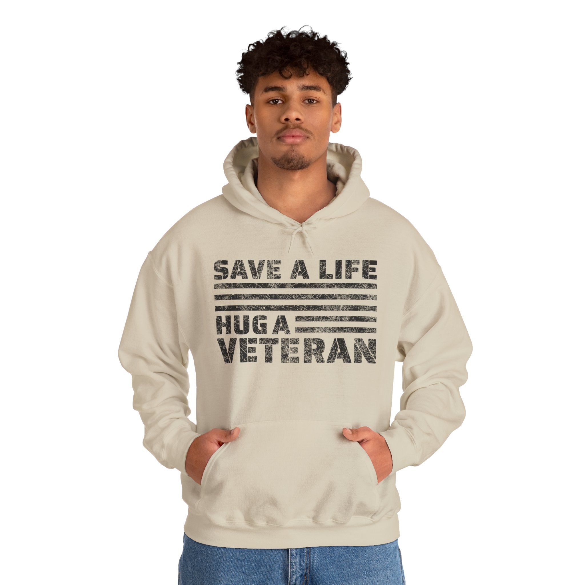 Save A Life; Hug A Veteran - Hoodie