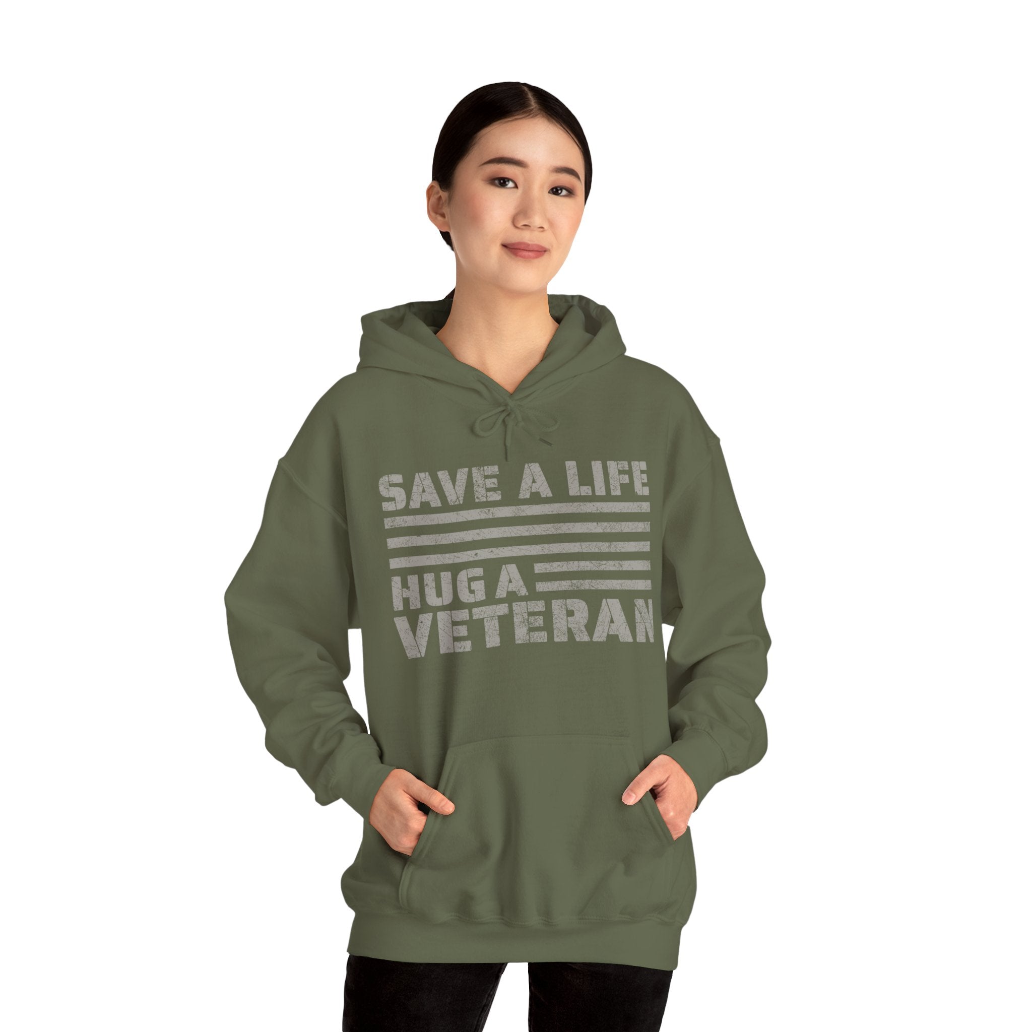 Save A Life; Hug A Veteran - Hoodie