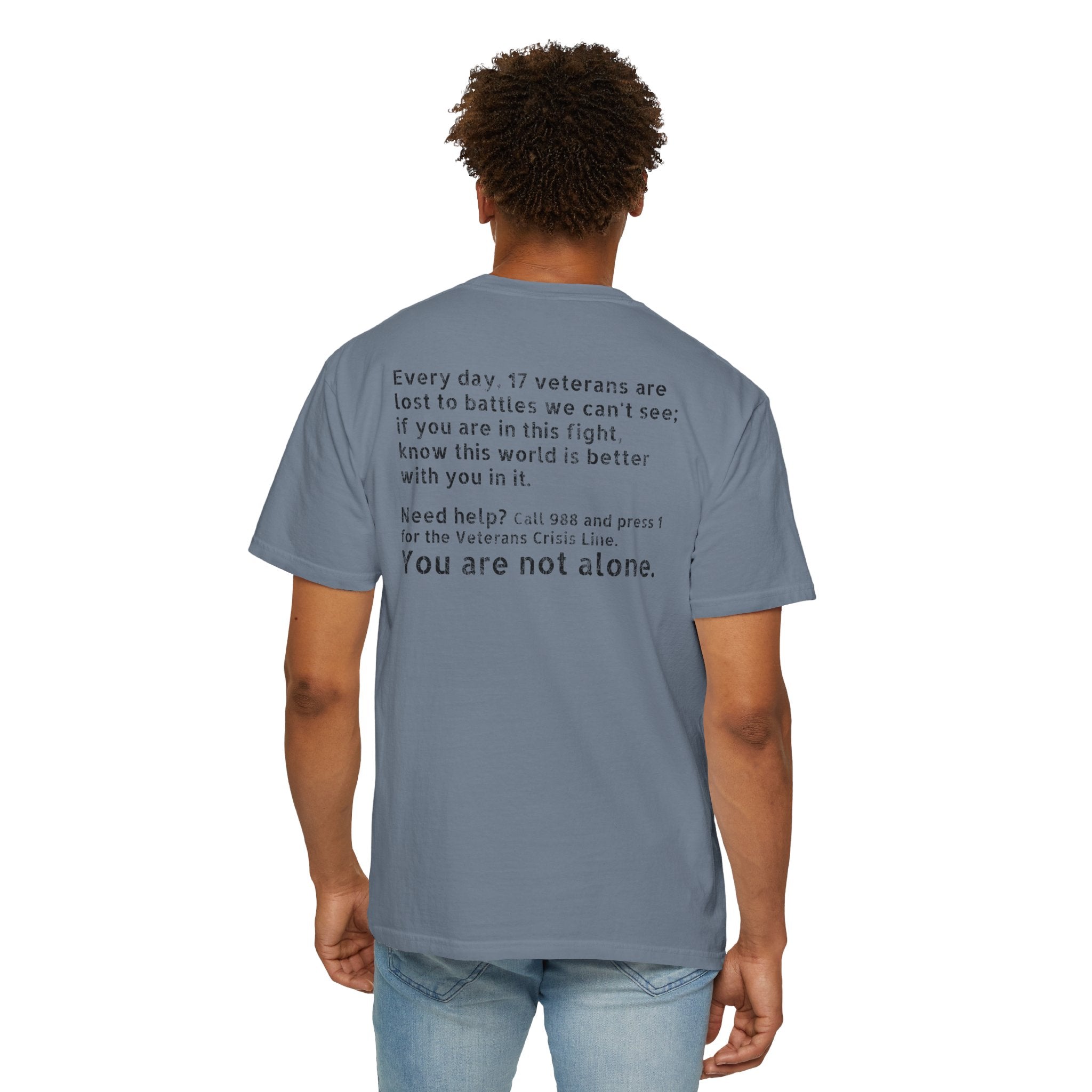 Save A Life; Hug A Veteran - 100% Cotton T-Shirt