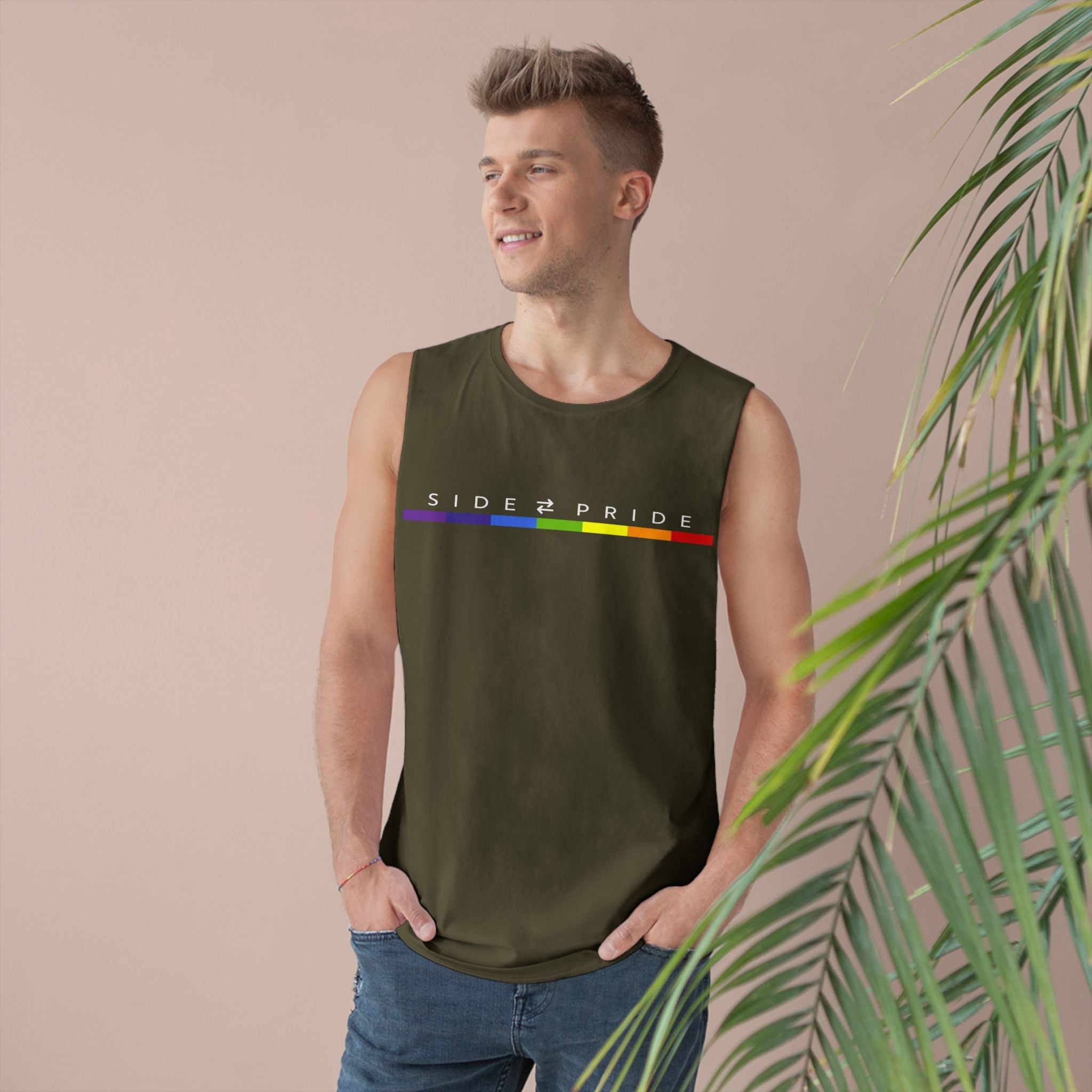 Side Pride Stripe Sleeveless Tank - Side Guys Collection