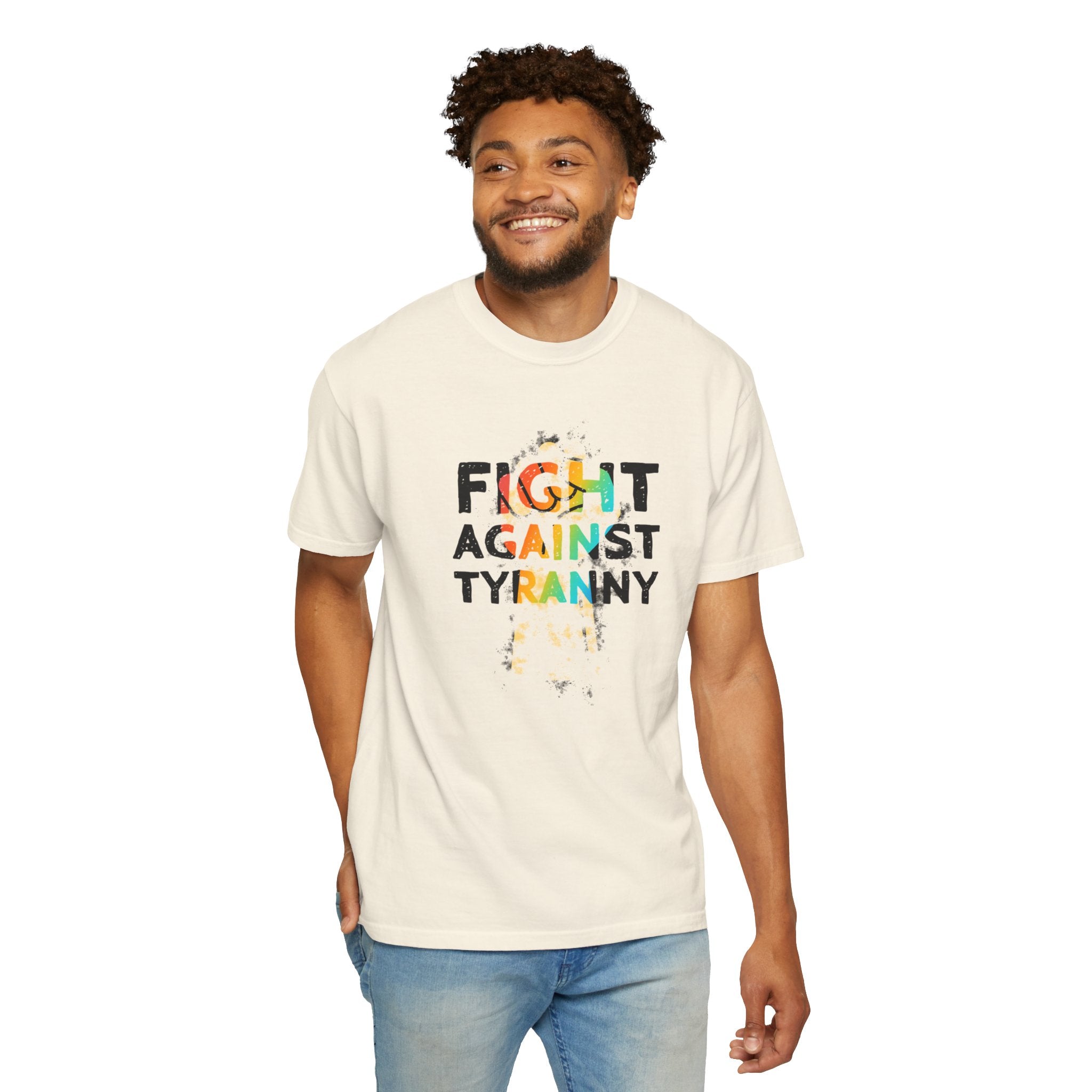 Fight Against Tyranny Rainbow Pride T-Shirt