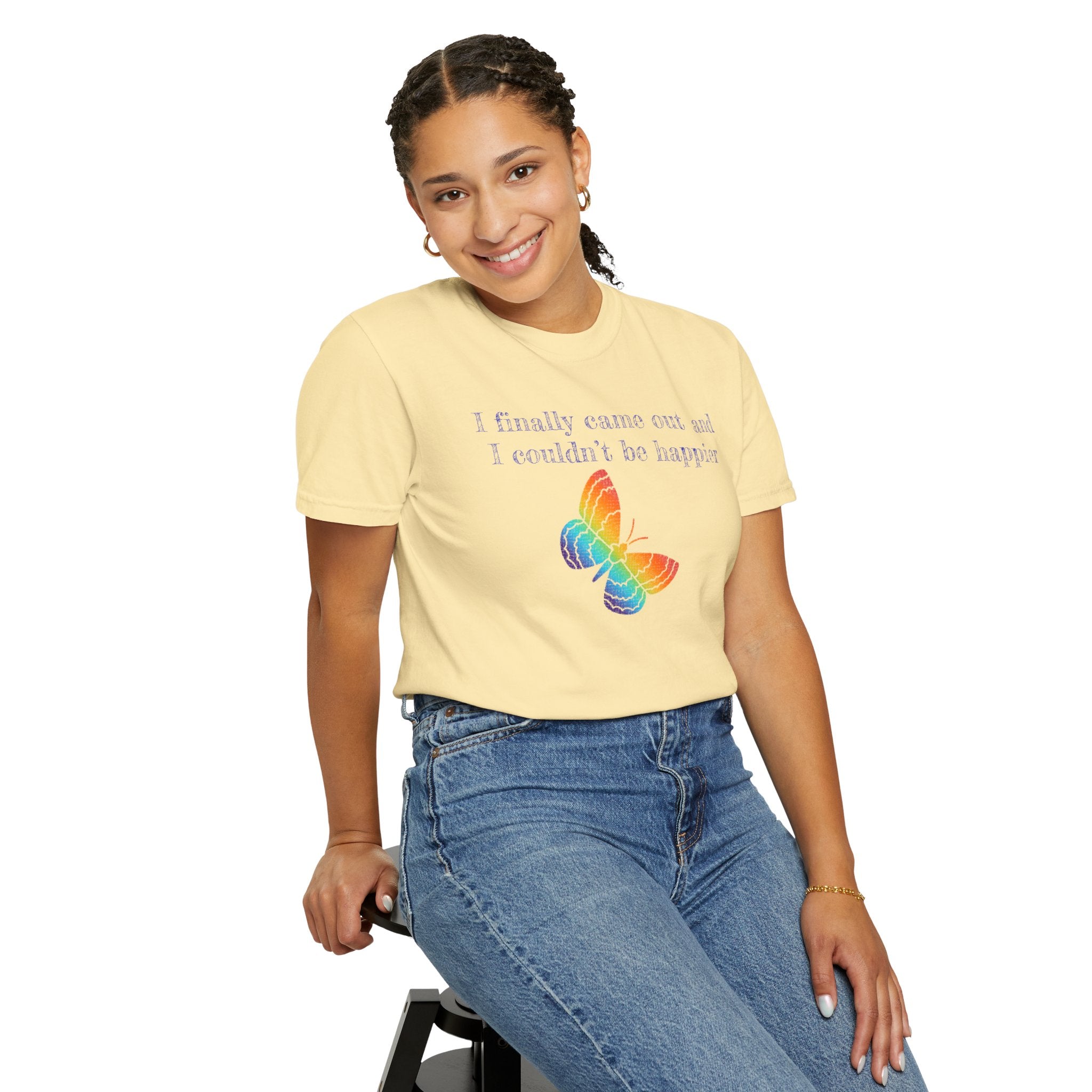 "I Finally Came Out" Pride Butterfly T-Shirt