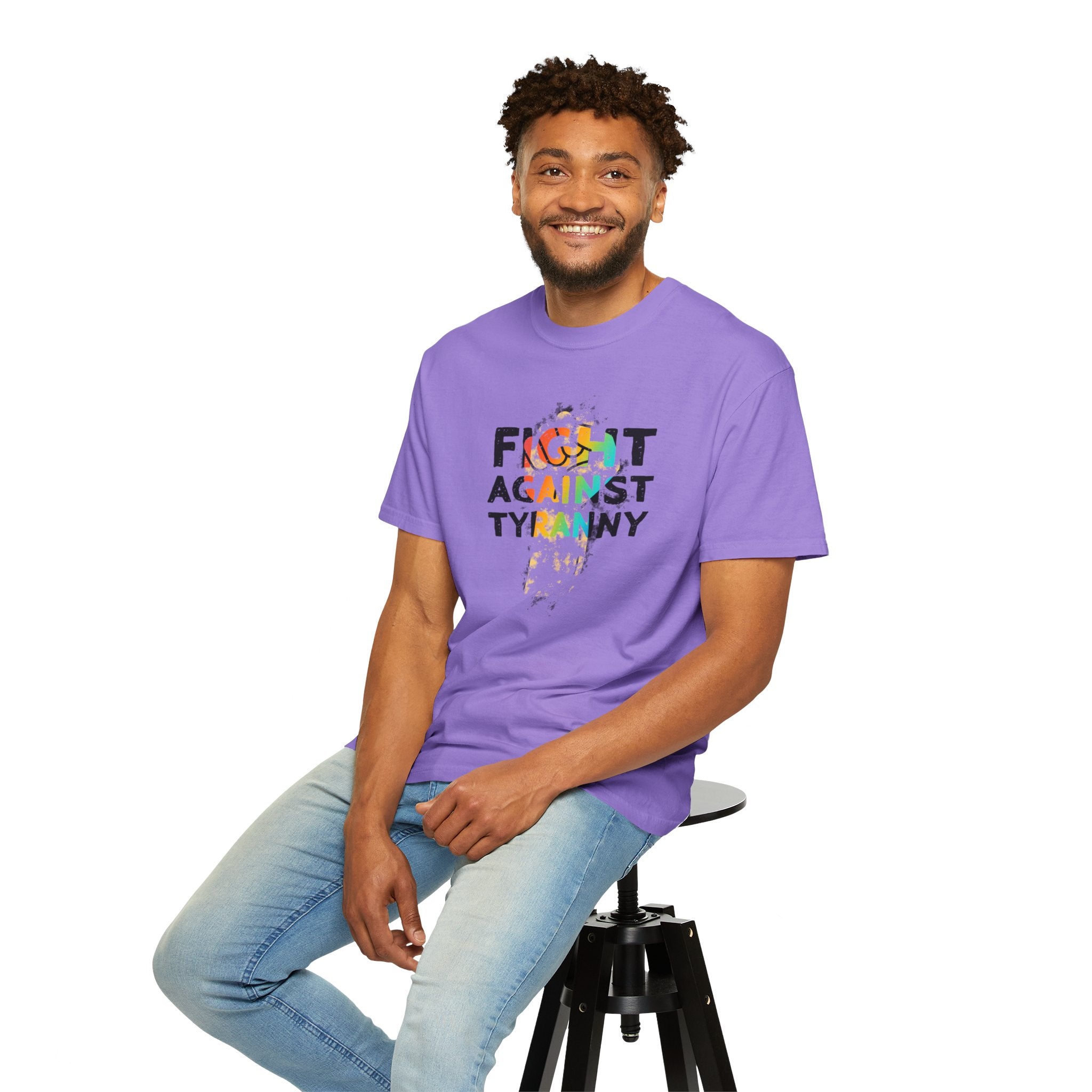 Fight Against Tyranny Rainbow Pride T-Shirt