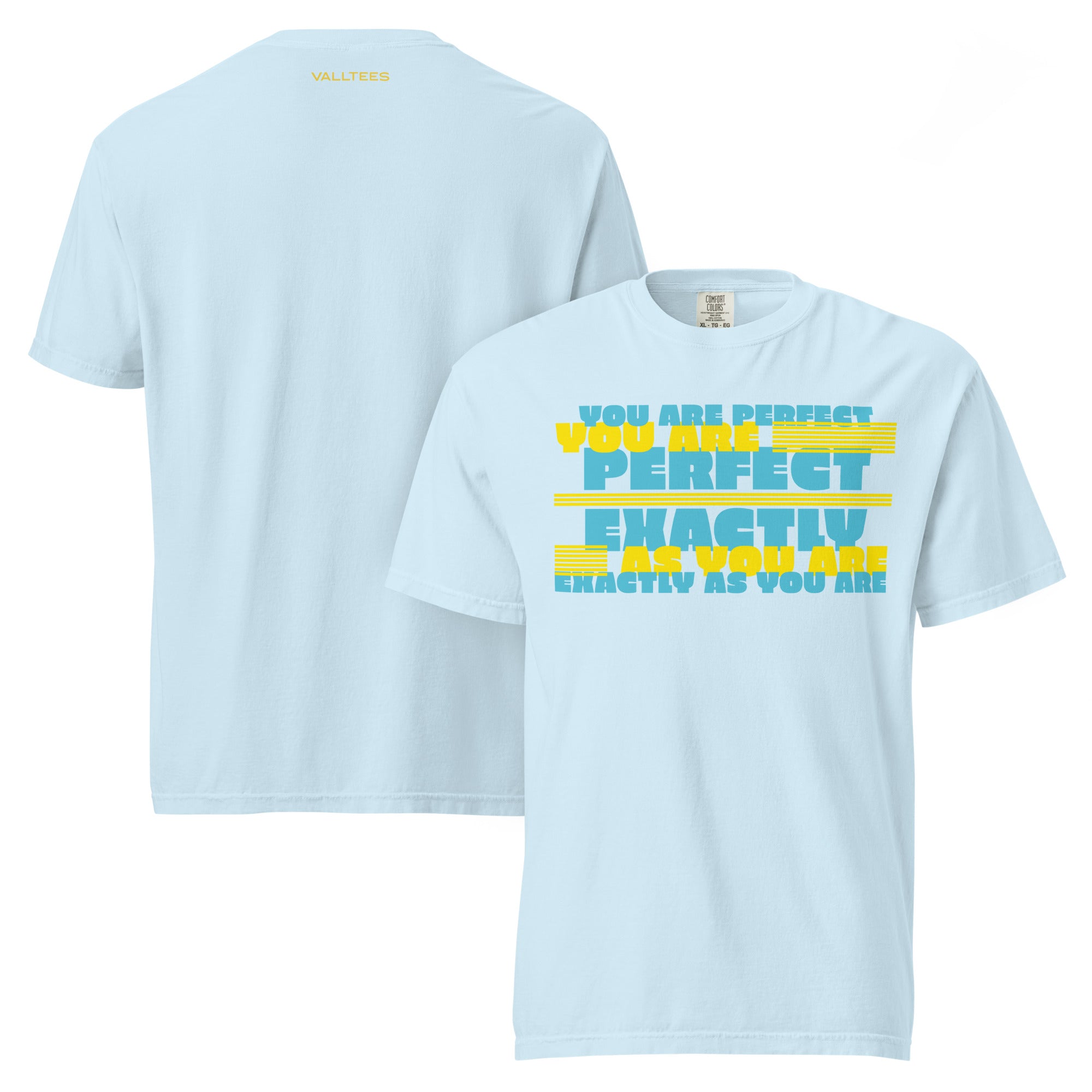 You Are Perfect Exactly As You Are 100% Cotton T-shirt – Valltees